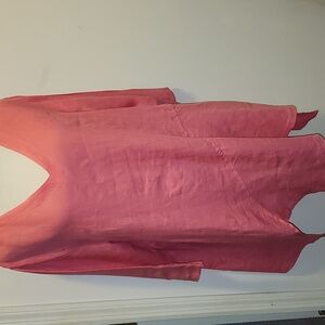 Match Point Linen Tunic asymmetrical Large